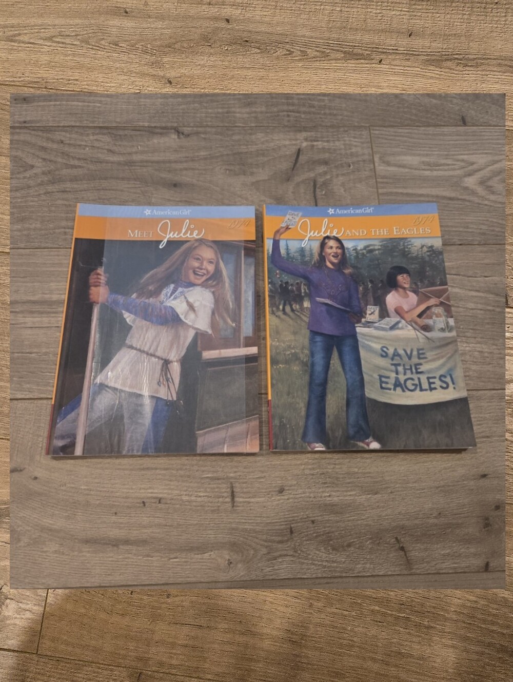American Girl Julie Book Set Meet Julie & Julie & The Eagles Childrens Books New